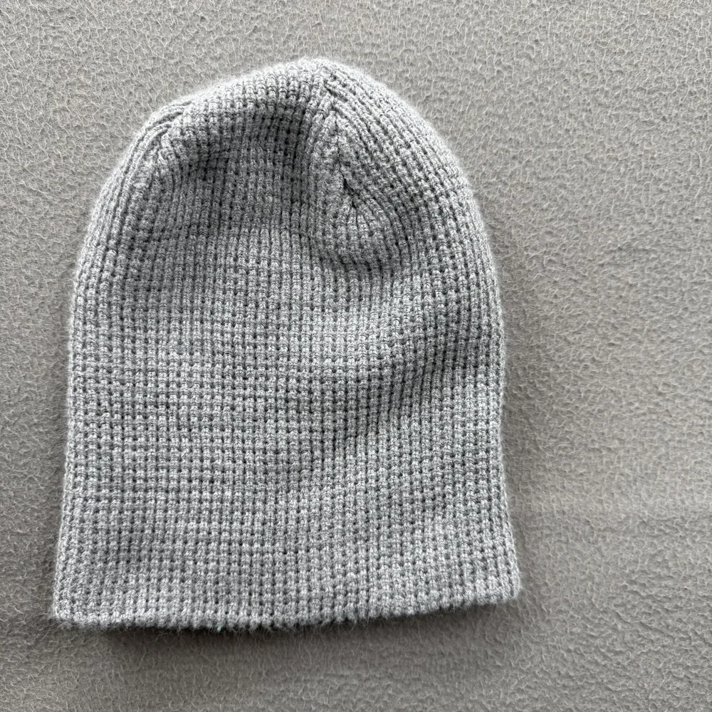 Pendleton Hat Beanie Mens One‎ Size Gray Cuffed Knit Acrylic USA Winter Stretch